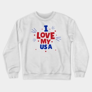 I love my USA Crewneck Sweatshirt